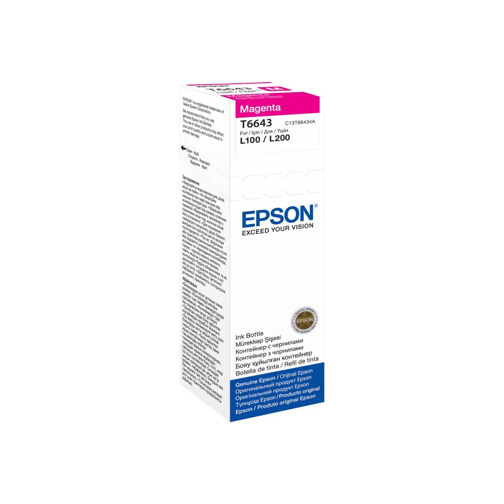 EPSON Epson T6643 - magenta - original - påfyllnadsbläck