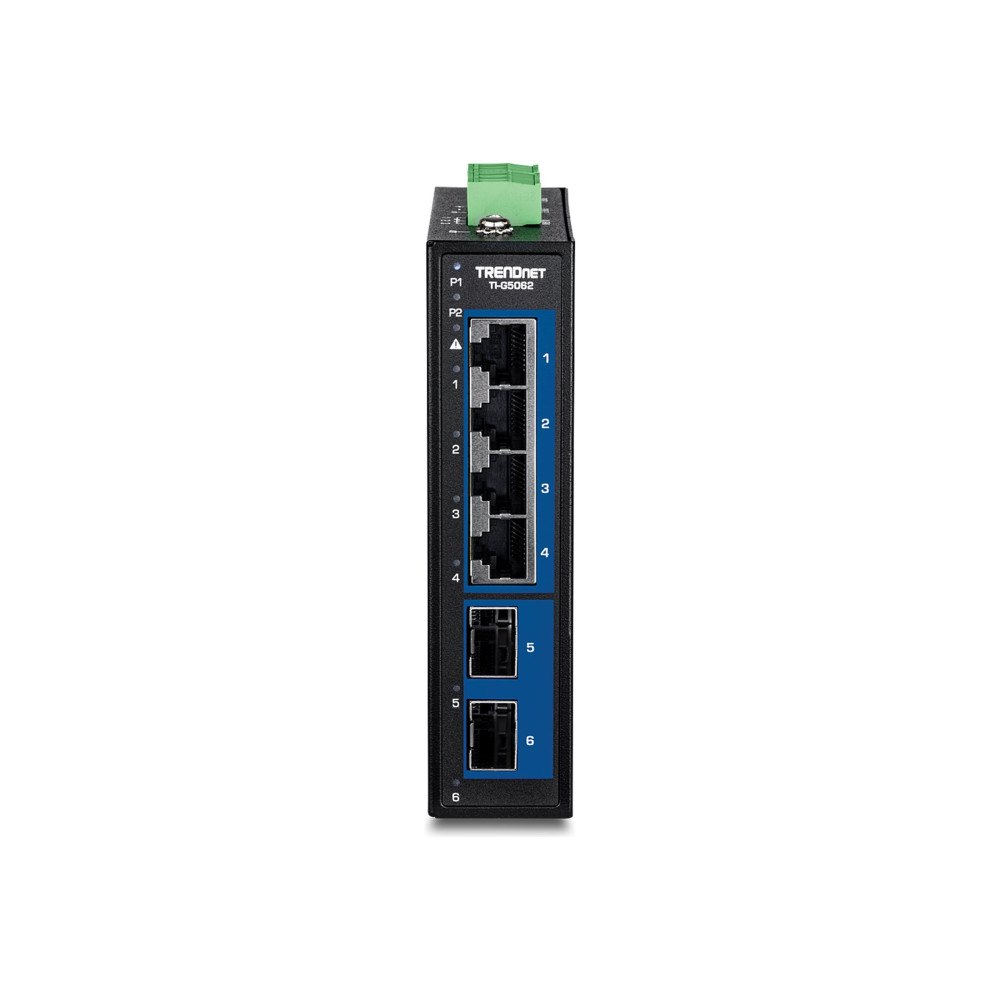 TRENDnet TRENDnet TI-G5062 - Version v1.0R - switch - industriell - 6 portar - TAA-kompatibel