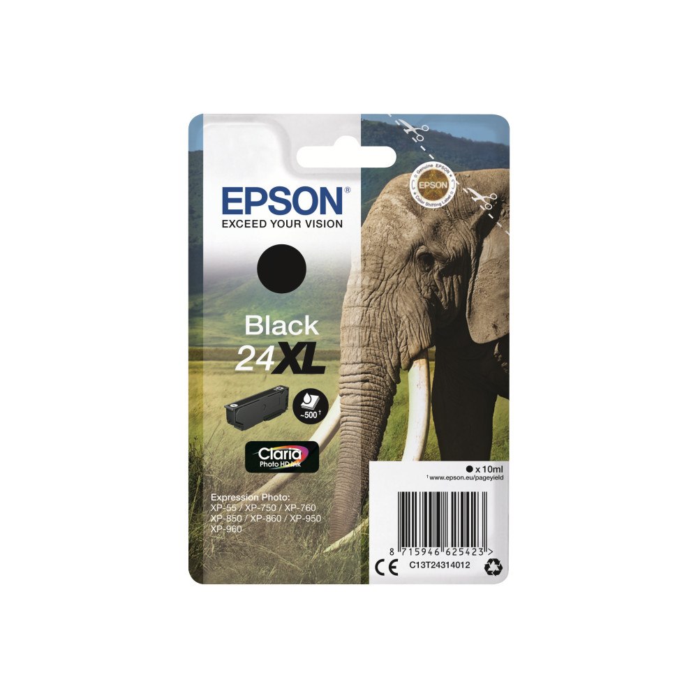 EPSON Epson 24XL - XL - svart - original - bläckpatron