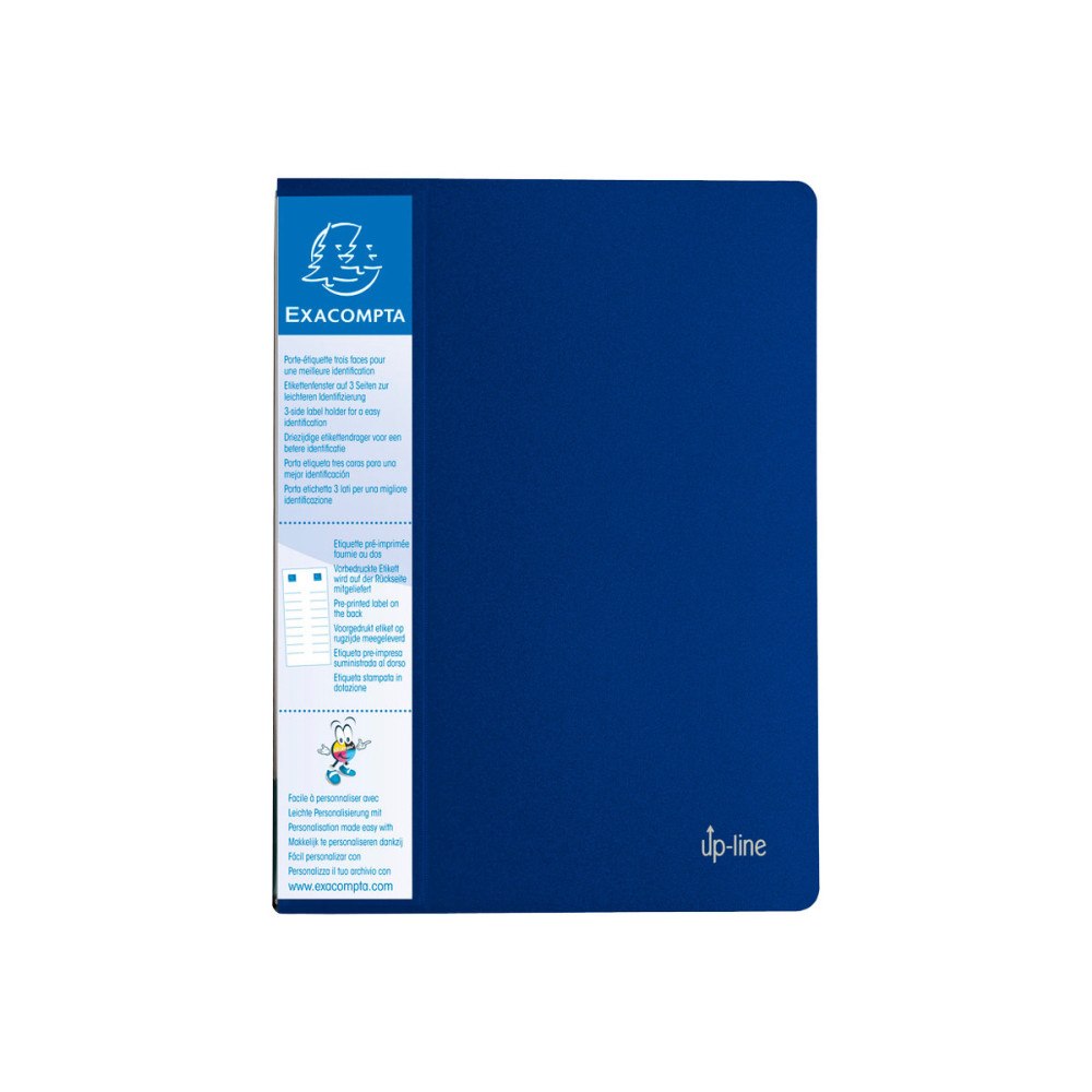 EXACOMPTA Exacompta Up Line - visningsbok - för A4 - kapacitet: 40 ark - blå
