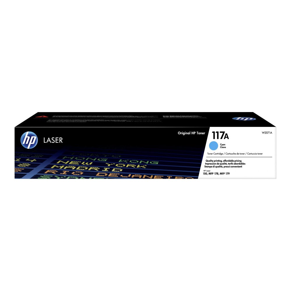 HP HP 117A - cyan - original - tonerkassett (W2071A)