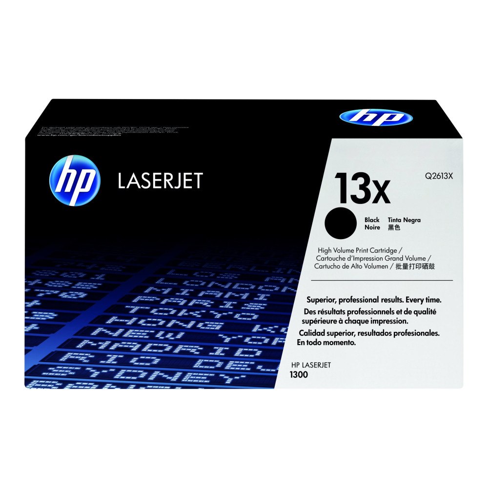 HP HP 13X - Lång livslängd - svart - original - LaserJet - tonerkassett (Q2613X)