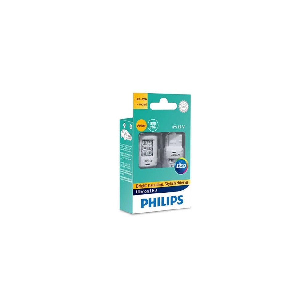 Philips Philips Ultinon LED W21W Gul 12V
