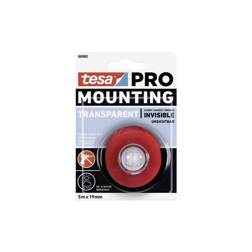 tesa tesa Montering PRO Transparent 66965-00001-00 Monteringsbånd...