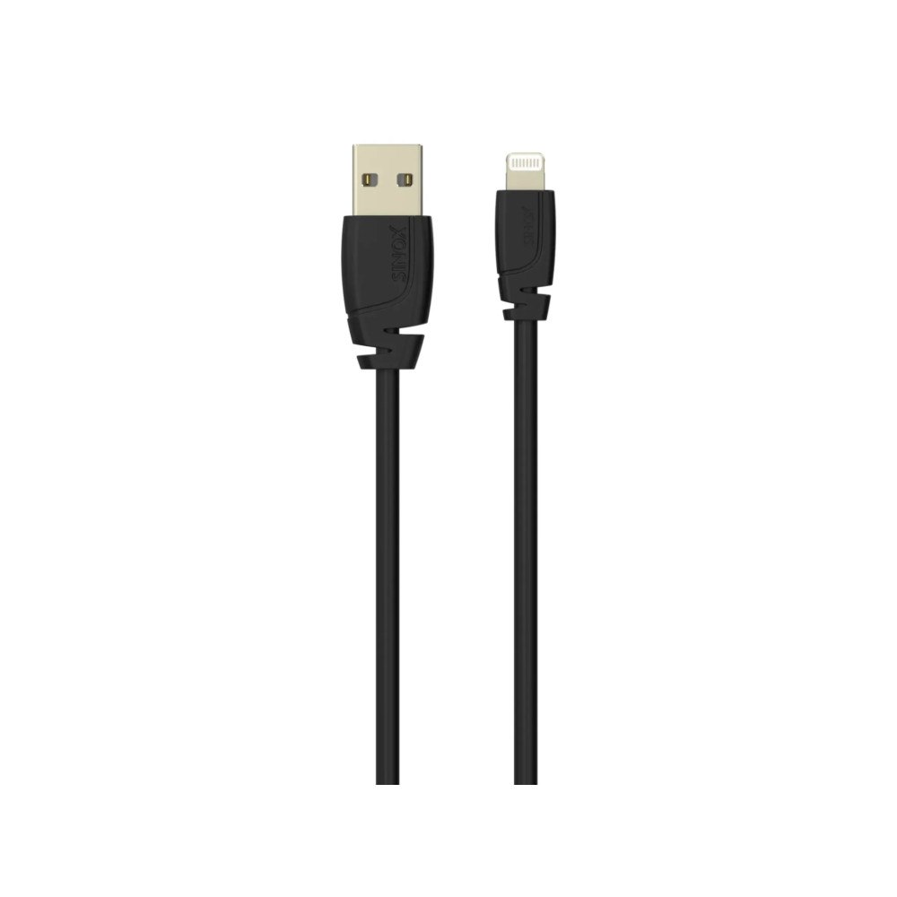 Sinox beslag Sinox PRO Lightning kabel m/original Apple™ chip. 3m. Sort,...