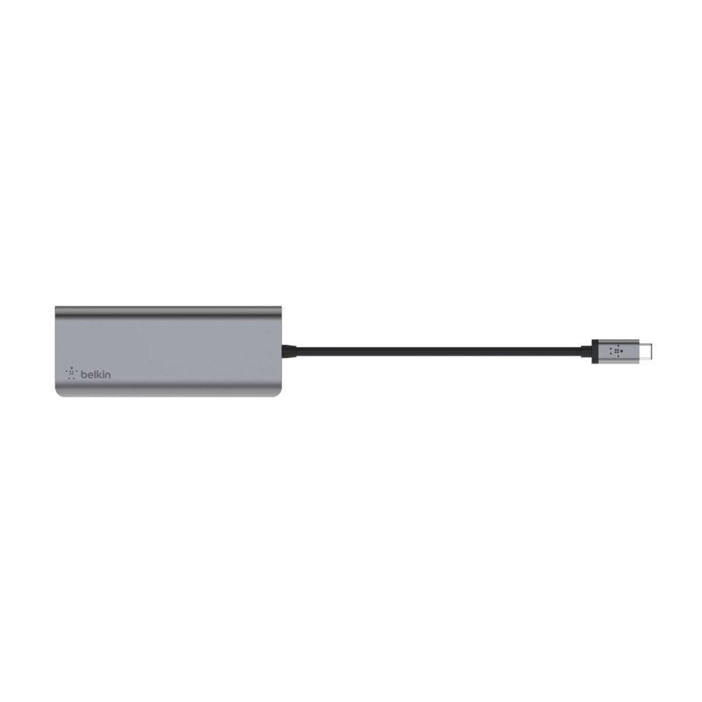 Belkin International Belkin CONNECT USB-C 6-in-1 Multiport Adapter - dockningsstation - USB-C - HDMI - 1GbE