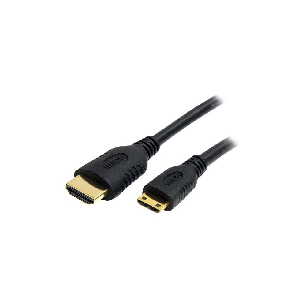StarTech.com StarTech.com 0.5m High Speed HDMI Cable with Ethernet HDMI to HDMI Mini - HDMI-kabel med Ethernet - 50 cm