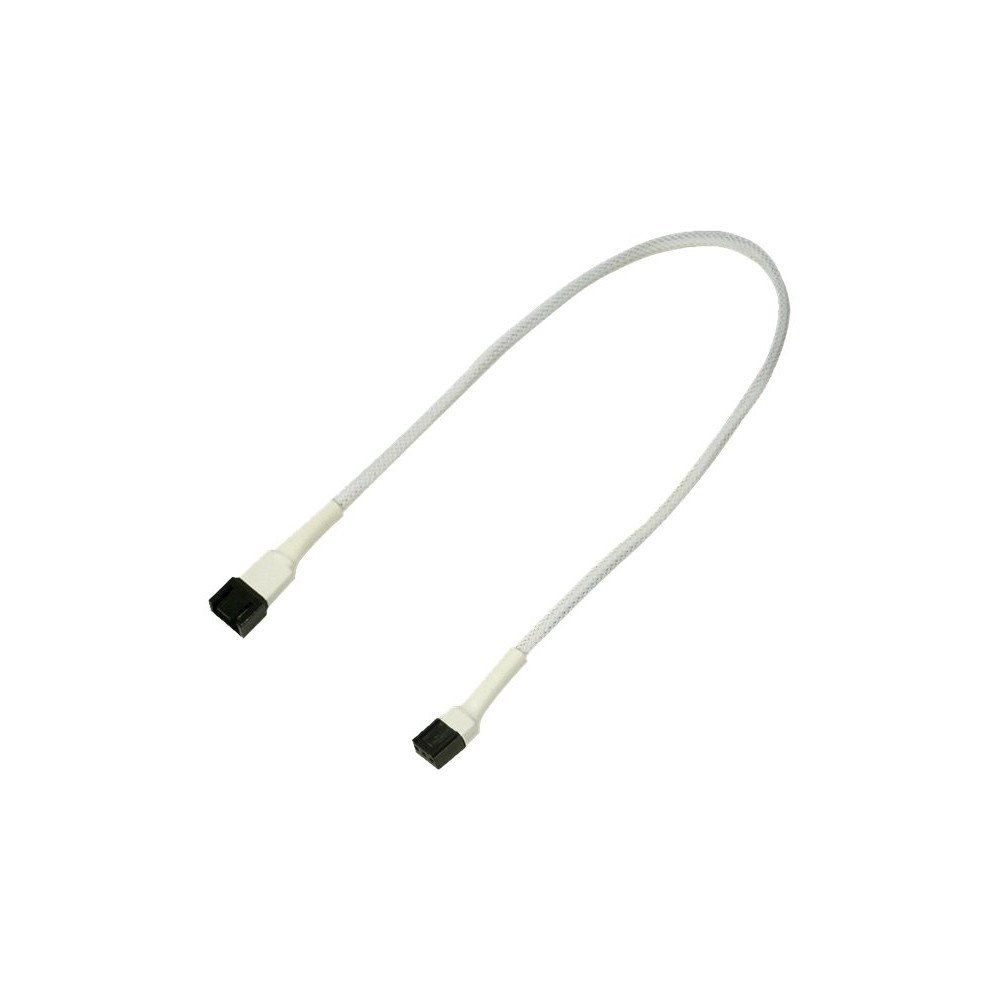 Nanoxia Nanoxia - förlängningsströmkabel till fläkt - 3 pin Molex till 3 pin Molex - 30 cm