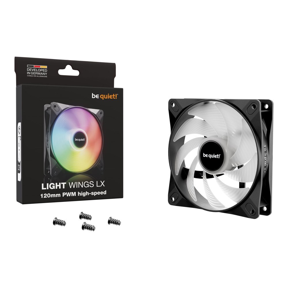 Be-Quiet! be quiet! Light Wings LX - lådfläkt - PWM hög hastighet