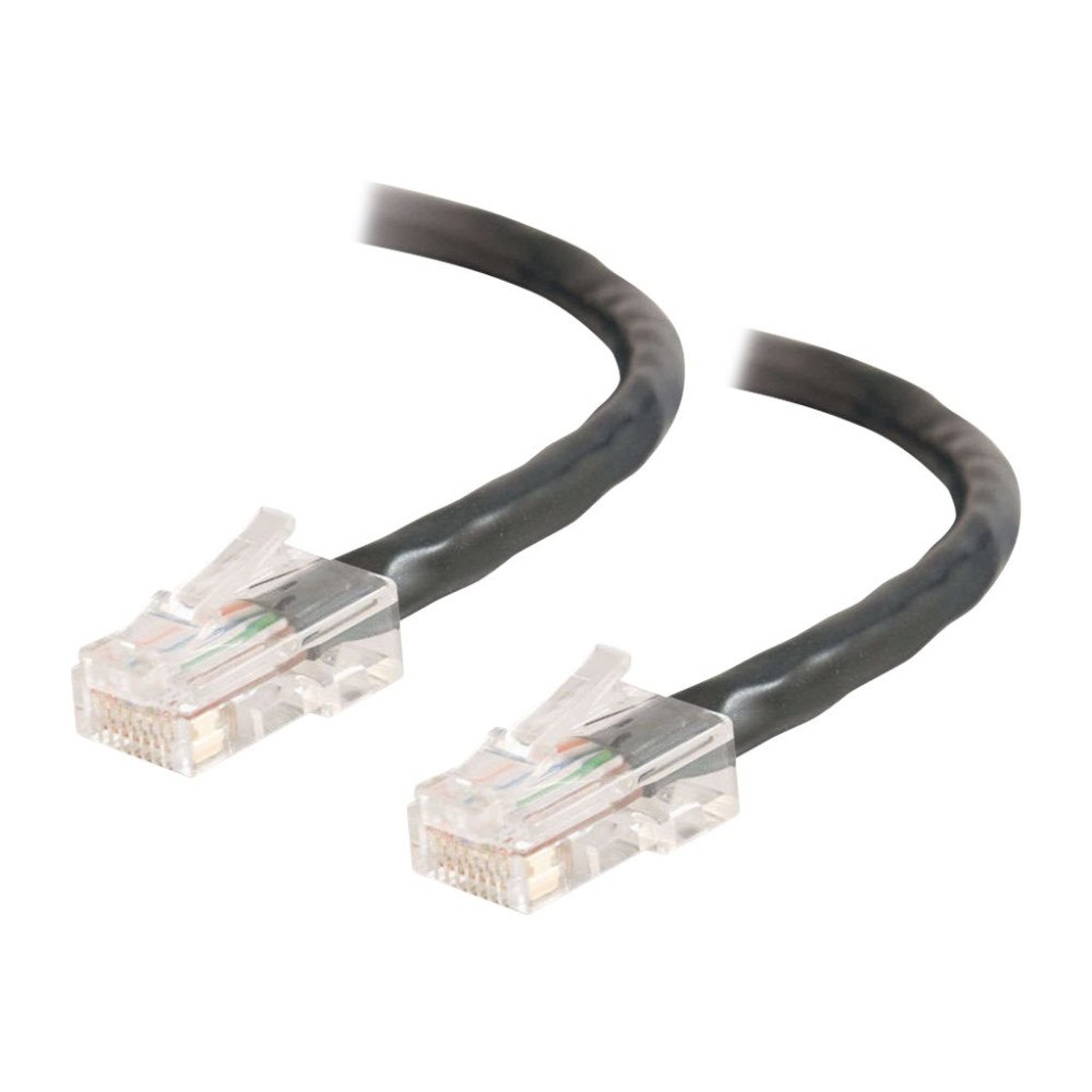 C2G C2G Cat5e Non-Booted Unshielded (UTP) Network Patch Cable - patch-kabel - 1 m - svart