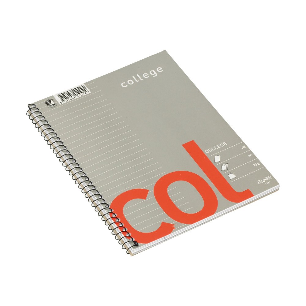 BANTEX Bantex Col A5+ - collegedyna - 158 x 210 mm - 70 ark