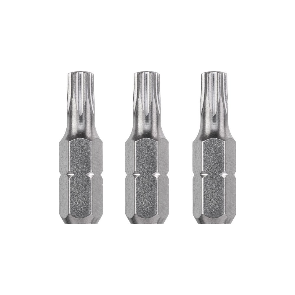 kwb kwb 121240, 3 styck, Torx, T40, Stål, 25 mm, 25,4 / 4 mm (1...