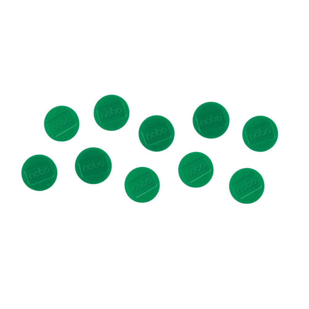 NOBO Nobo magnetiska whiteboardmagneter 10-pack 32 mm färgade mag...