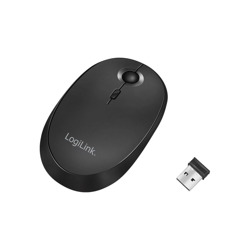 2direct LogiLink - mus - 2.4 GHz, Bluetooth 4.0 - svart