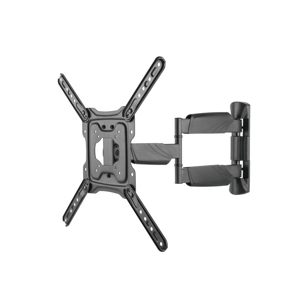 Deltaco DELTACO ARM-1205 monteringssats - fullständig rörelse - för platt panel/välvd LCD-display - 3-vägs - svart