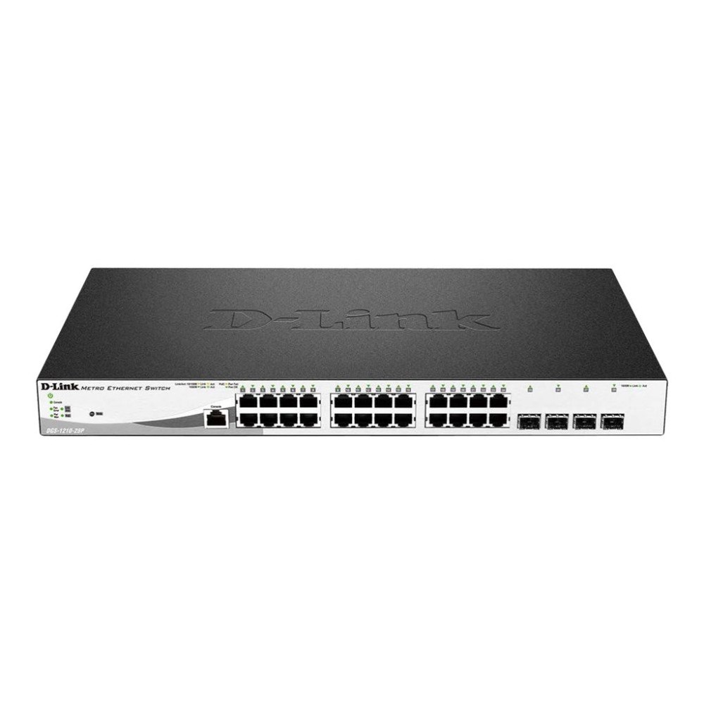 D-Link Systems D-Link DGS 1210-28MP - switch - 28 portar - Administrerad - rackmonterbar