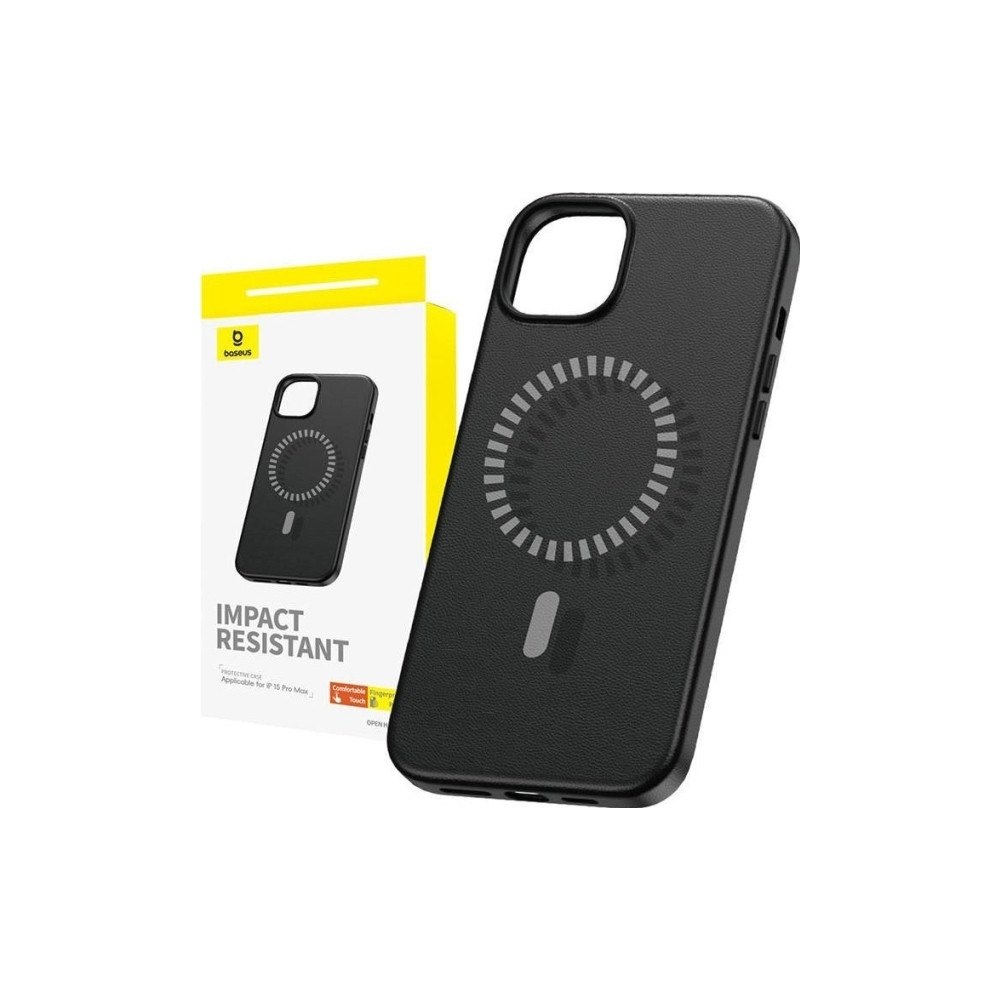 Baseus Baseus Fauxther Series Magnetic Phone Case for iPhone 15 Pro...