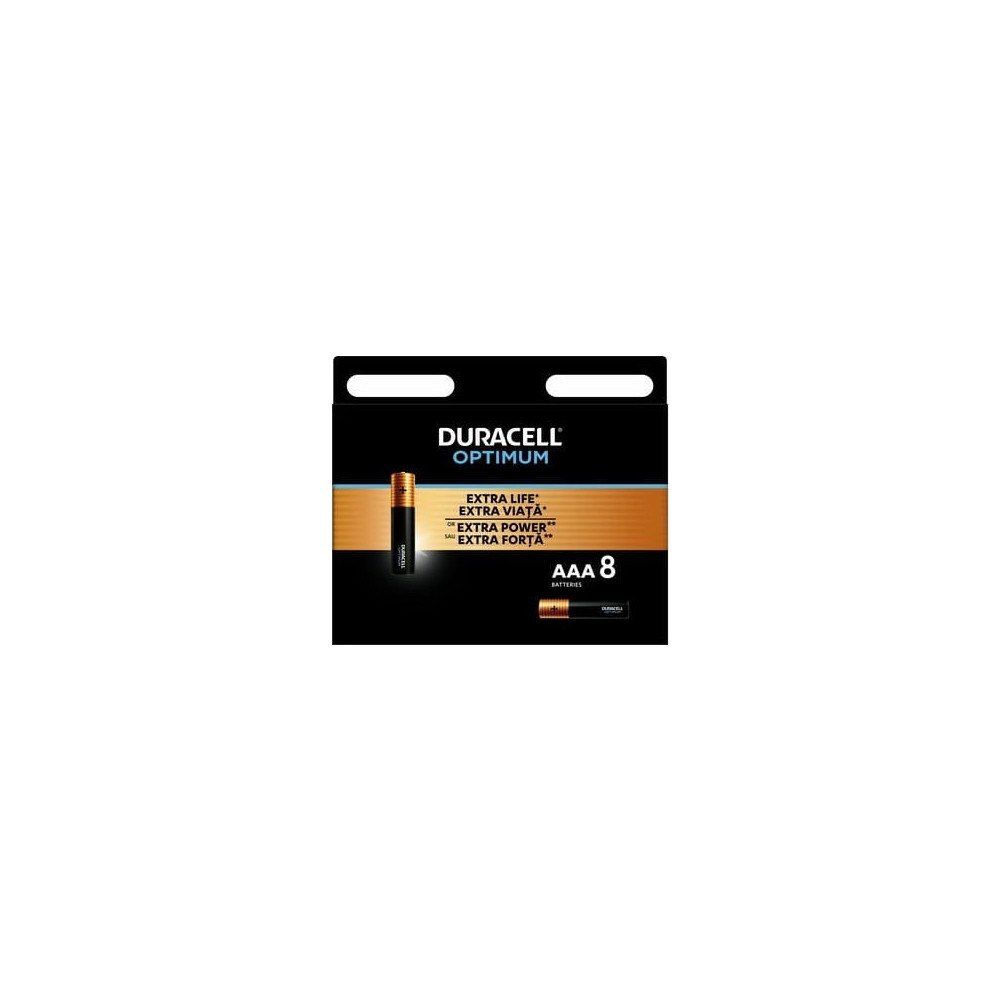 Duracell Duracell alkaliska batterier Duracell OPTIMUM AAA 8 st [334|...