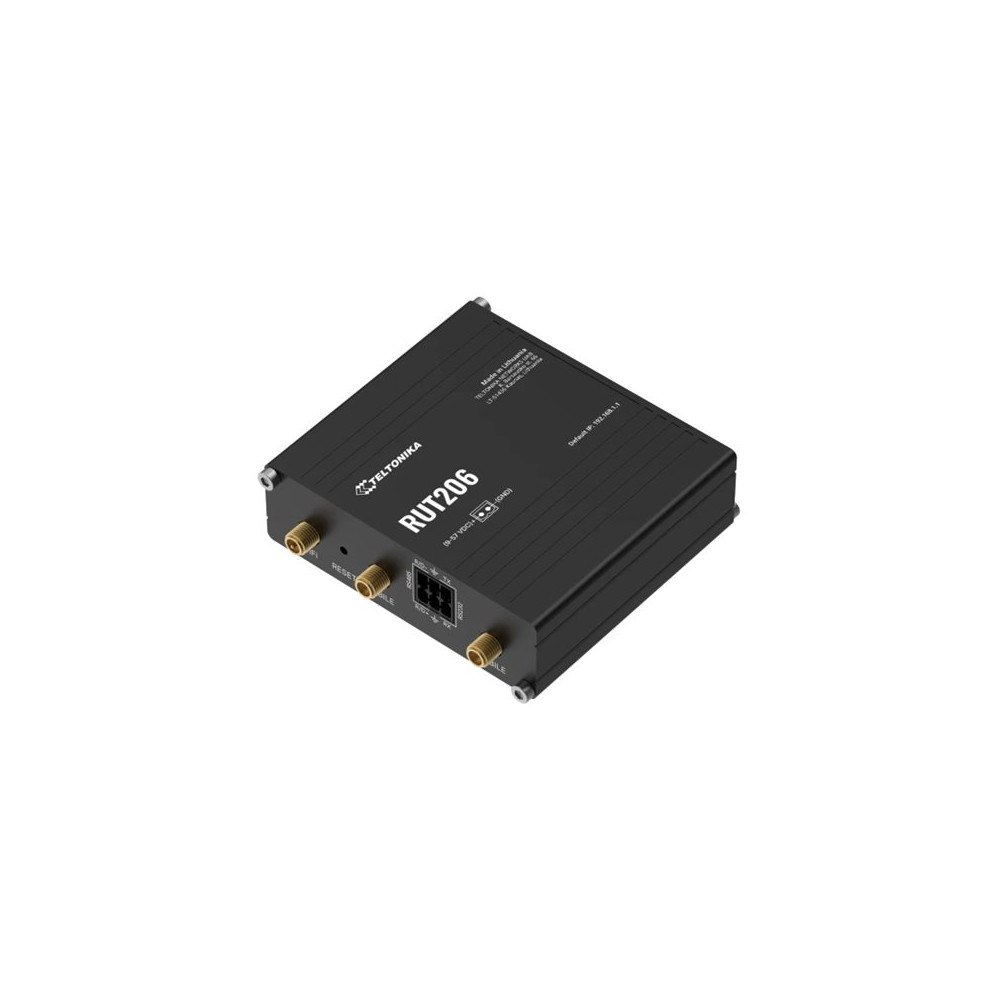 Teltonika Teltonika RUT206 - trådlös router - WWAN - Wi-Fi - 3G, 4G, 2G - DIN-skenmonterbar, väggmonterbar, bordsmonterbar