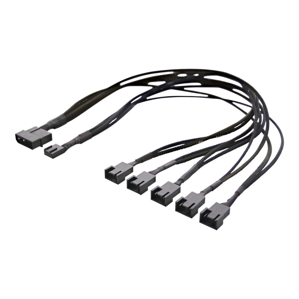 Deltaco DELTACO - strömdelare - 4-stifts PWM till 4-stifts PWM - 45 cm