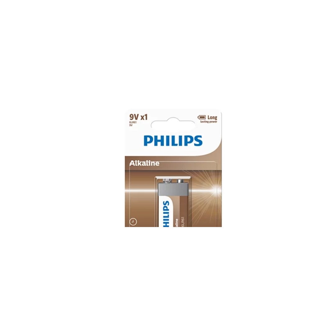 Philips PHILIPS batteriteknik alkaliskt 9V 1-pack