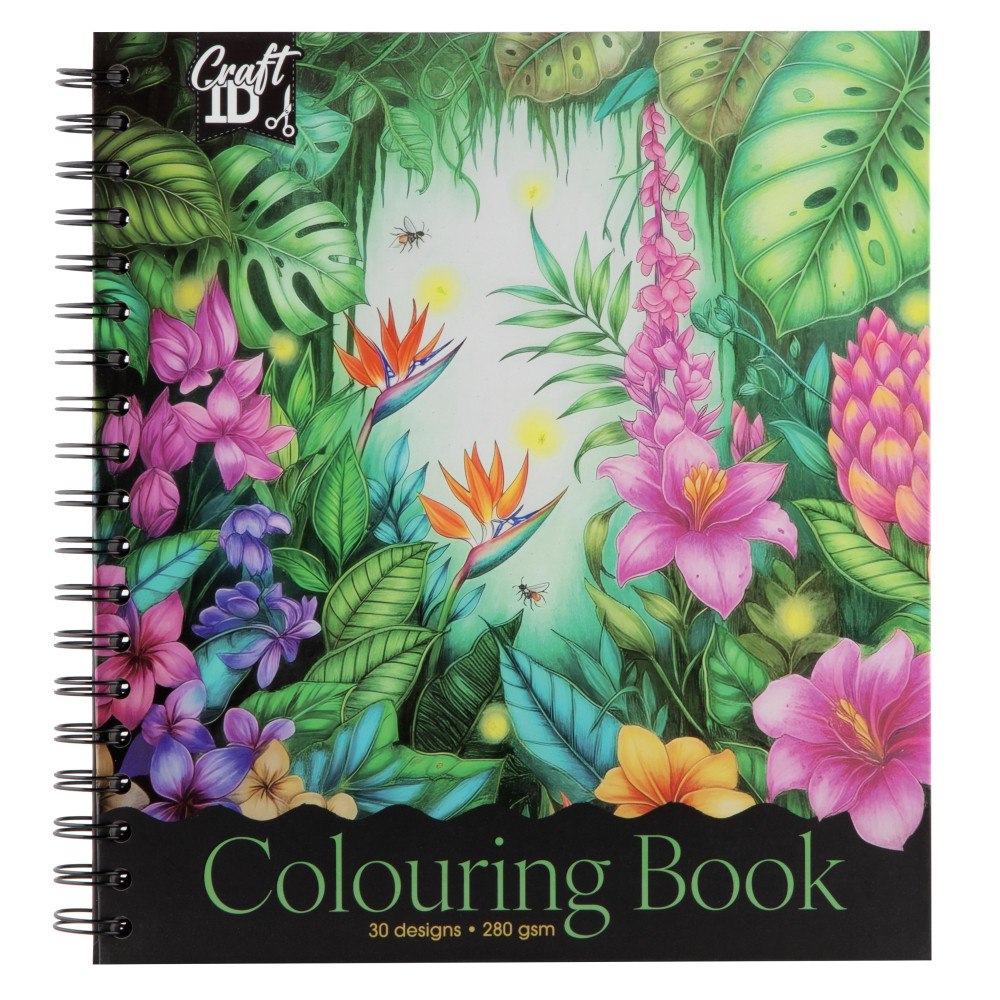 Legind A/S Blommor målarbok med spiralbindning : 30 ark, 280 gram (bok, spiral)