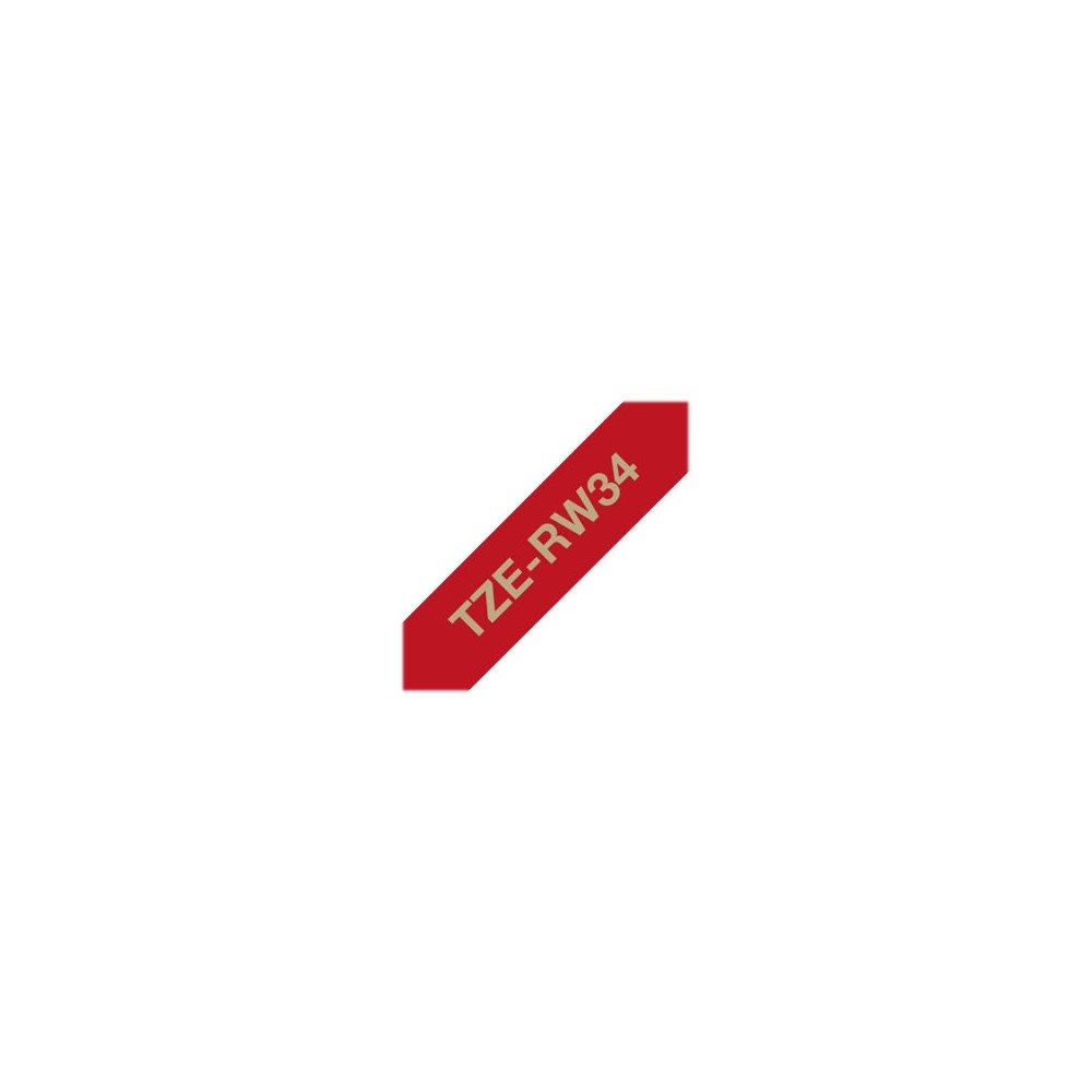 Brother Brother TZe-RW34 - bandtejp - 1 kassett(er) - Rulle (1,2 cm x 4 m)