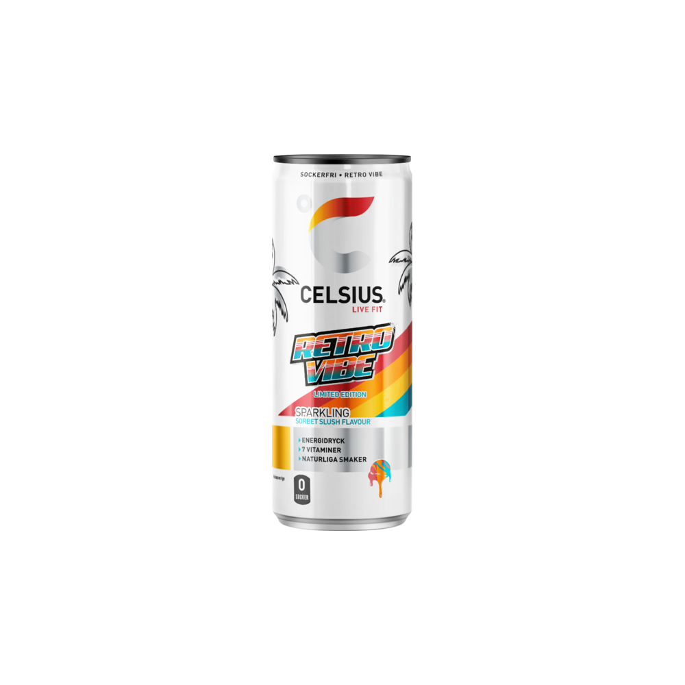 Celsius Celsius Retro Vibe Energidryck 35,5cl