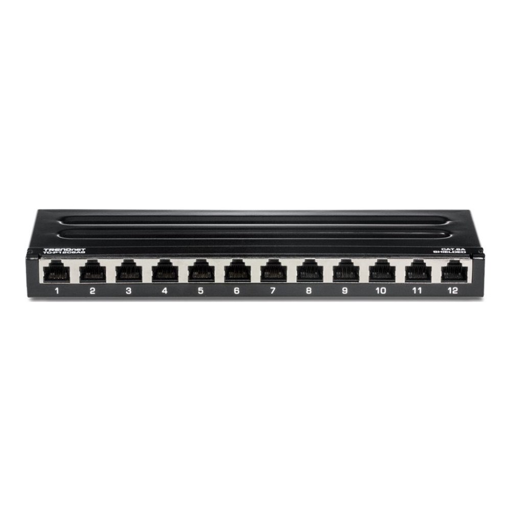 TRENDnet TRENDnet TC-P12C6AS - patch-panel - 0.5U