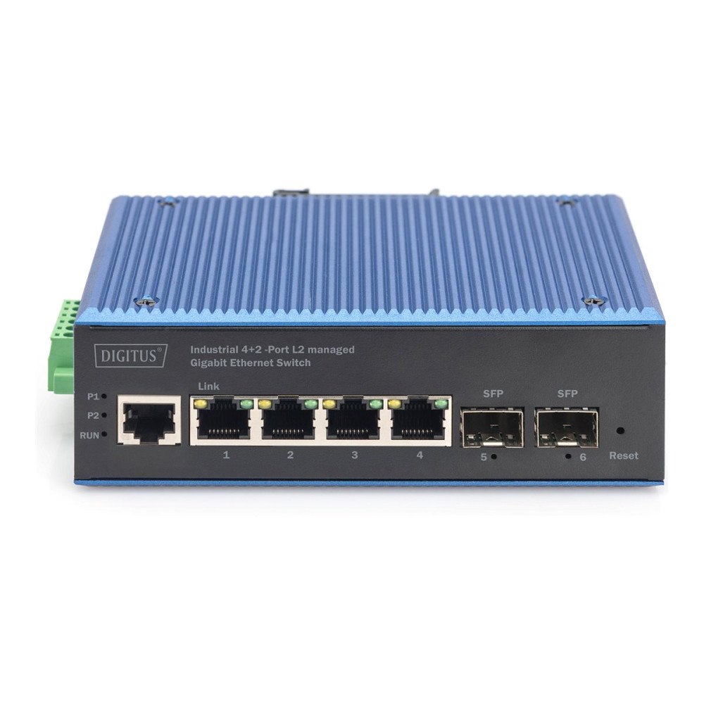 Digitus DIGITUS - switch - industriell - 4 portar - Administrerad