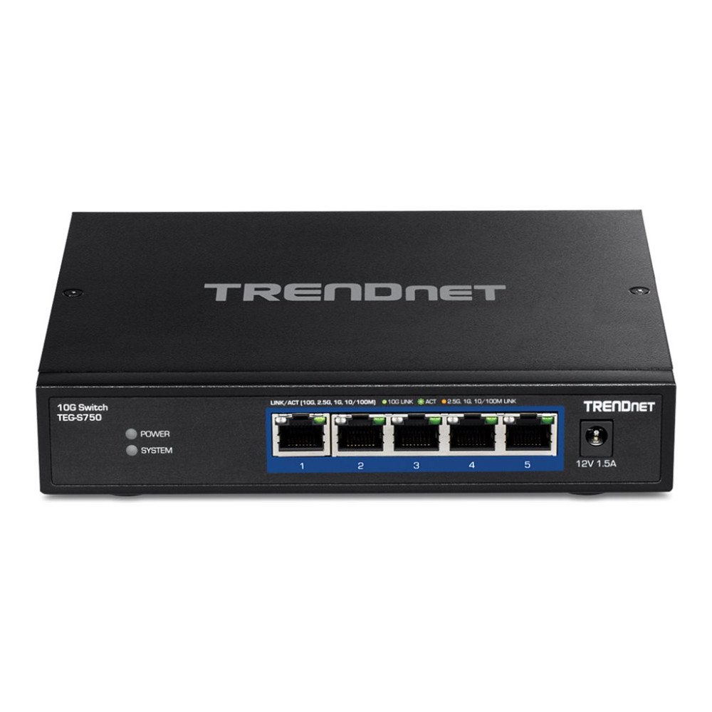 TRENDnet TRENDnet TEG-S750 - switch - 5 portar - ohanterad - TAA-kompatibel