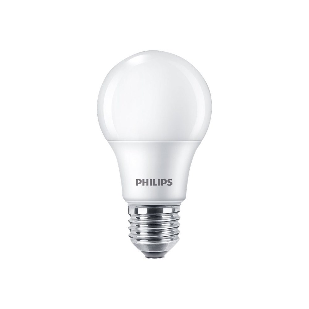 Philips Philips - LED-glödlampa - form: A60 - glaserad finish - E27 - 8 W - varmt vitt ljus - 2700 K - matt (paket om 6)