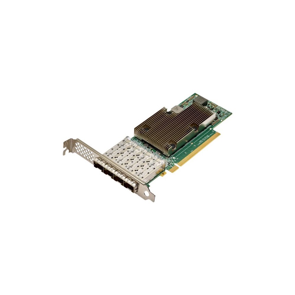 Brocade Communications Systems Broadcom NetXtreme E-Series P425G - nätverksadapter - PCIe 4.0 x16 - 10/25 Gigabit SFP28 x 4