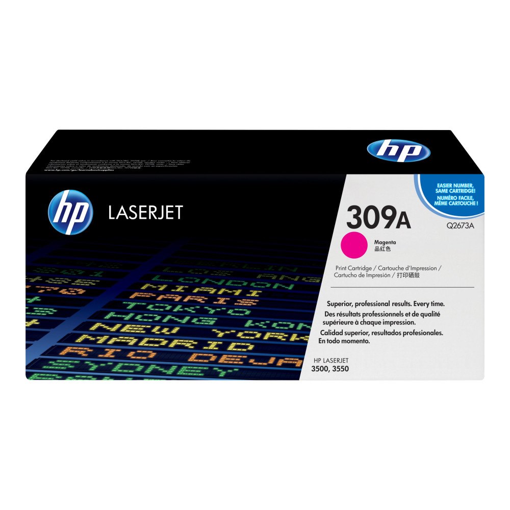 Hewlett-Packard HP 309A - magenta - original - LaserJet - tonerkassett (Q2673A)