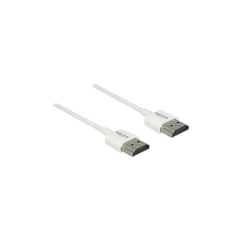 DeLOCK Delock High Speed HDMI with Ethernet - HDMI-kabel med Ethernet - 1 m
