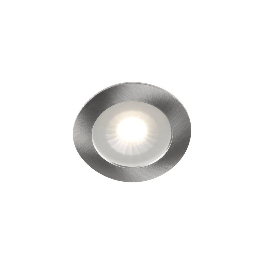 Solar Plus LED-Minidownlight 1202 12V borstat stål 3000K, 300lm, 70°, 4...