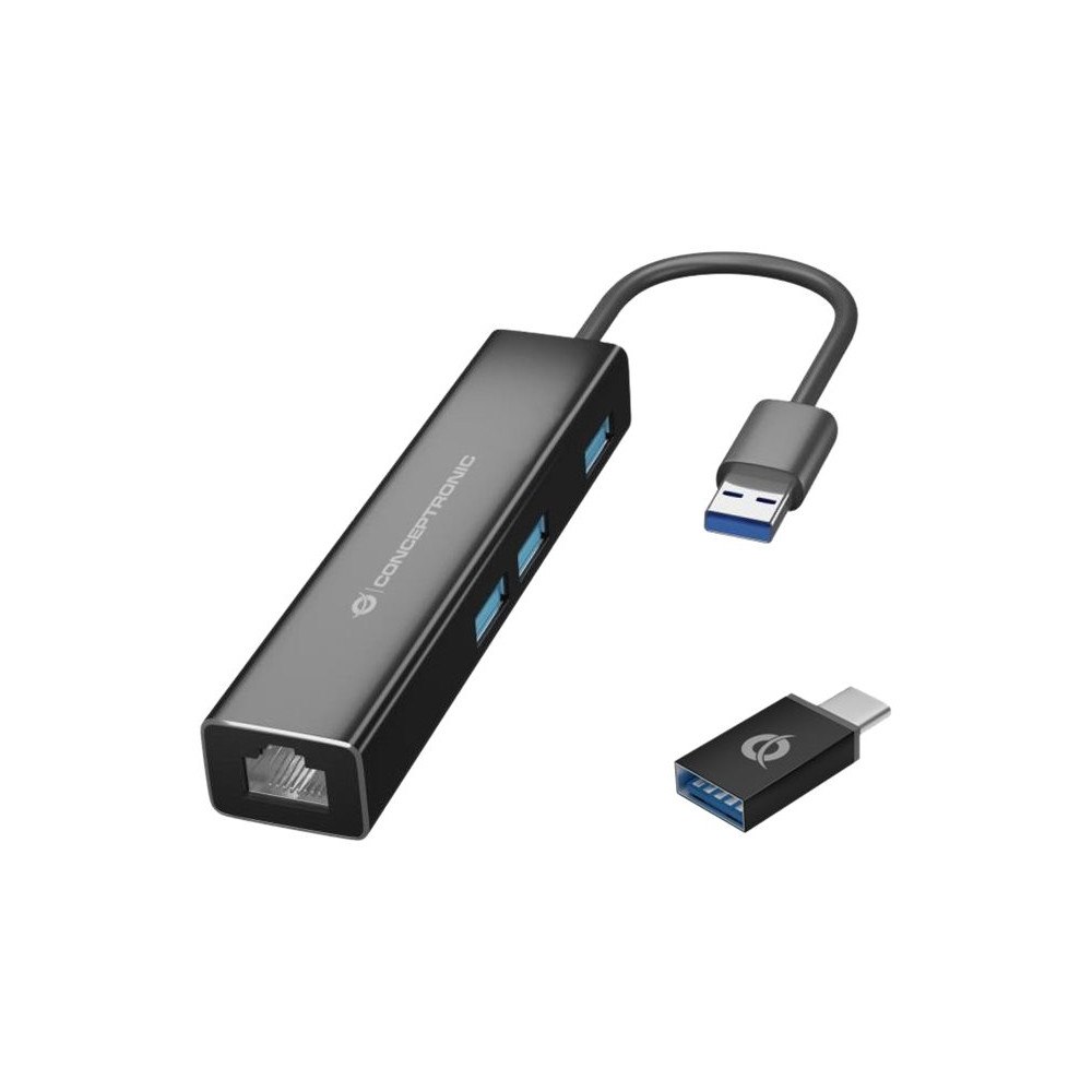 Conceptronic Conceptronic DONN07BA - hubb - 3 portar