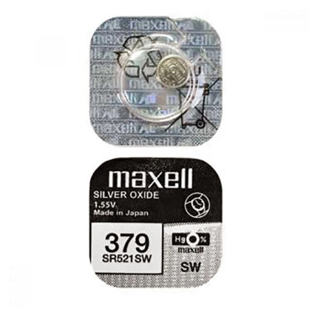 Maxell Maxell 18293000, Engångsbatteri, SR521SW, Silver-oxid (S), 1...