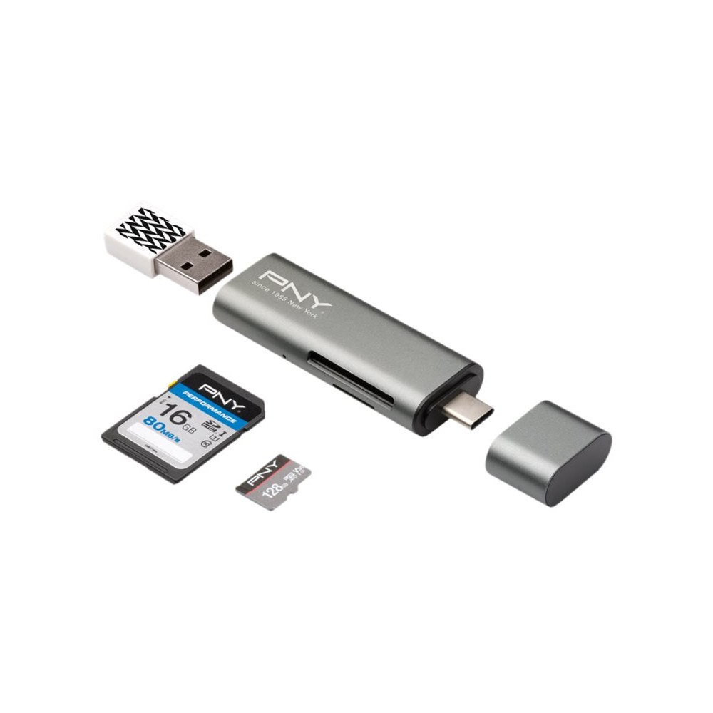 PNY Technologies PNY kortläsare - USB-C