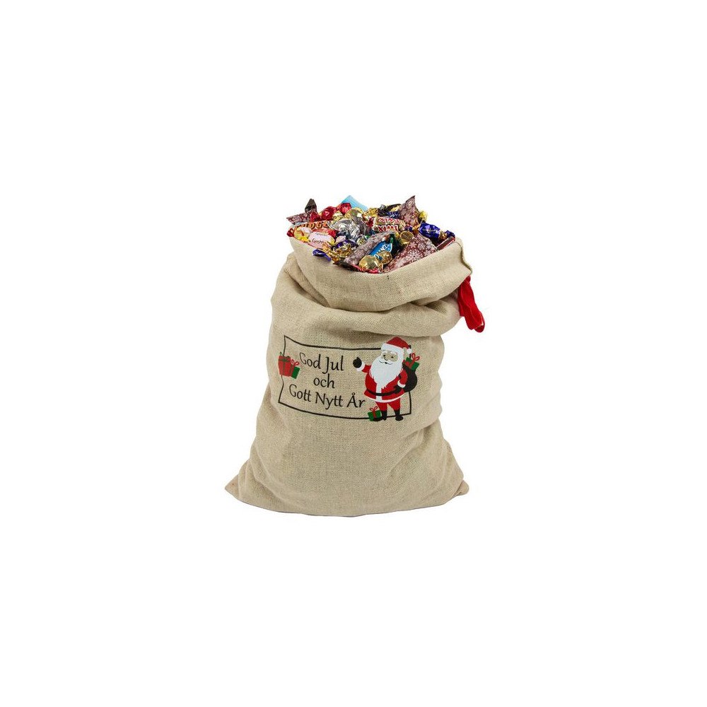 KARAMELLO Godis Julsäck julmotiv inslaget 1,8kg