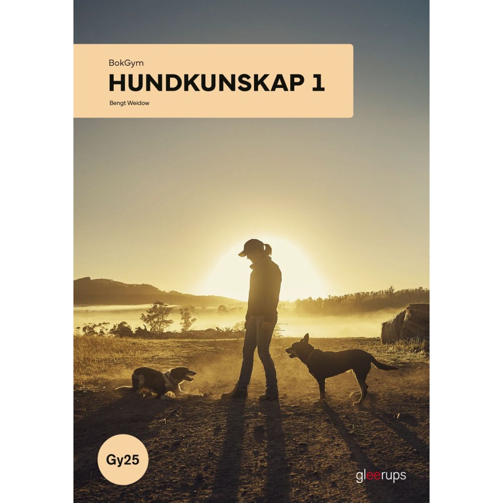 Bengt Weidow BokGym Hundkunskap 1, bok, Gy25 (bok, spiral)
