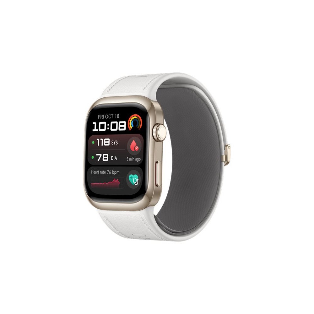Huawei Technologies Huawei Watch D2 - guld aluminiumlegering - smart klocka med rem - vit