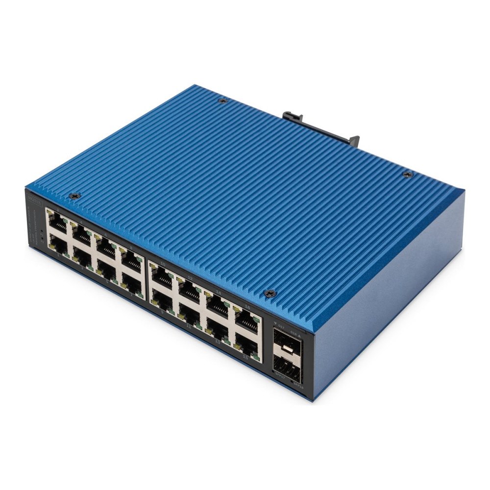 Digitus DIGITUS - switch - industriell - 16 portar - ohanterad
