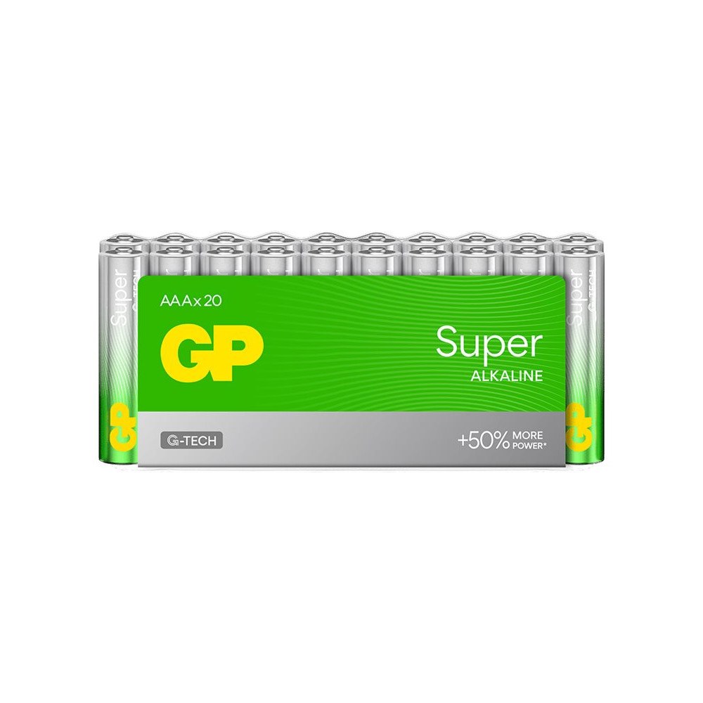 Gold Peak GP Super batteri - 20 x AAA - alkaliskt