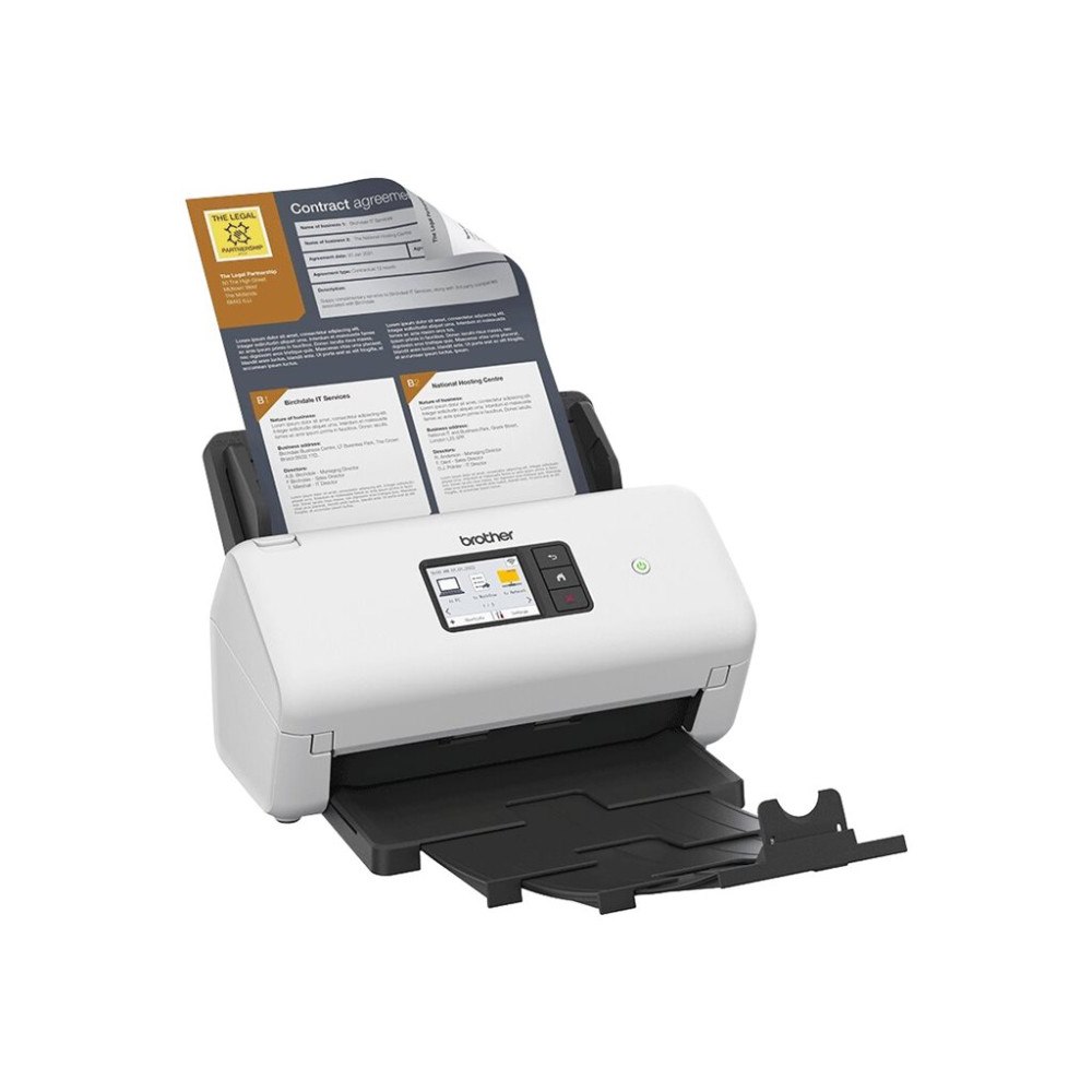 Brother Brother ADS-4500W - dokumentskanner - desktop - USB 3.0, Gigabit LAN, Wi-Fi(n), USB 2.0 (Host)