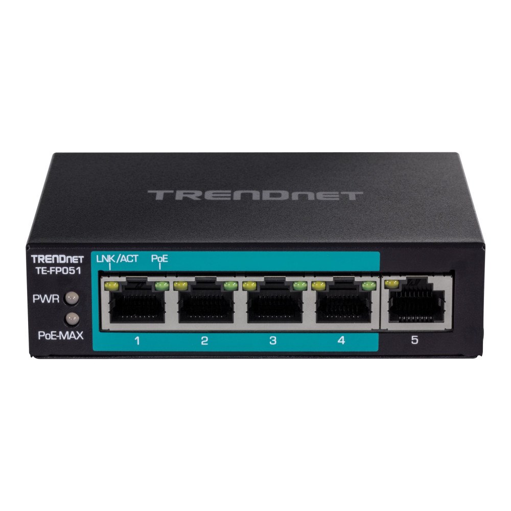 TRENDnet TRENDnet TE-FP051 - switch - 5 portar - ohanterad