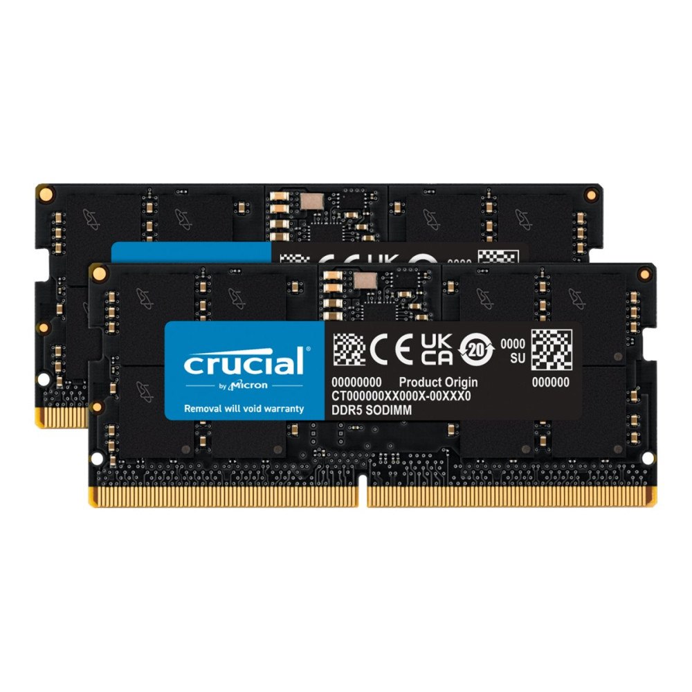Crucial Crucial - DDR5 - sats - 48 GB: 2 x 24 GB - SO DIMM 262-pin - 5600 MHz / PC5-44800