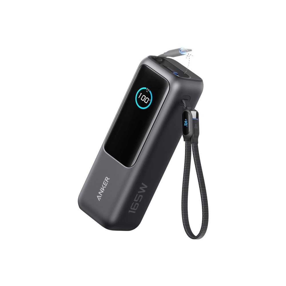 ANKER Anker - power bank - built-in and retractable cables - 165 Watt - 25000 mAh