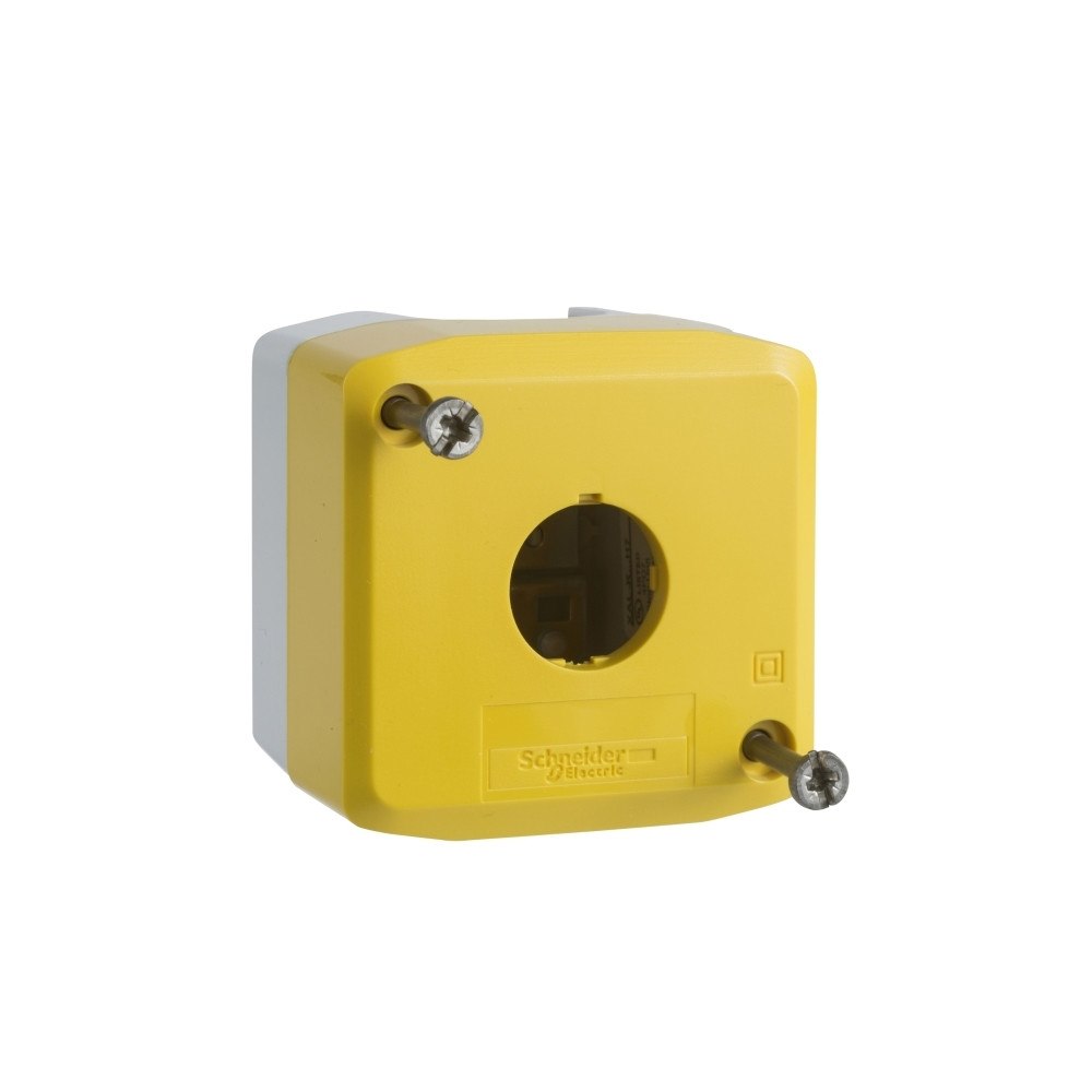 SCHNEIDER ELECTRIC Schneider Electric XALK01, Knapplatta, Ljusgrå, Gul, Polykar...