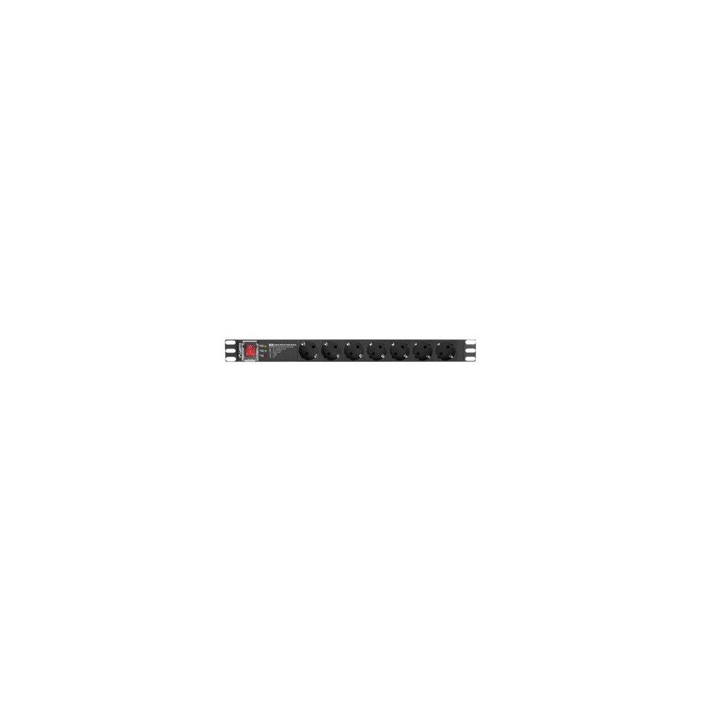 LANBERG Lanberg PDU-PRO-07F-0200-BK - kraftdistributionsenhet - 4000 Watt